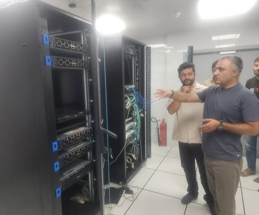 Secretary IT GB  Zameer Abbas Visits Government Data Center at GB House Islamabad